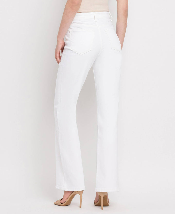Denim - 90'S VINTAGE TUMMY CONTROL SUPER HIGH RISE FLARE JEANS - - Cultured Cloths Apparel