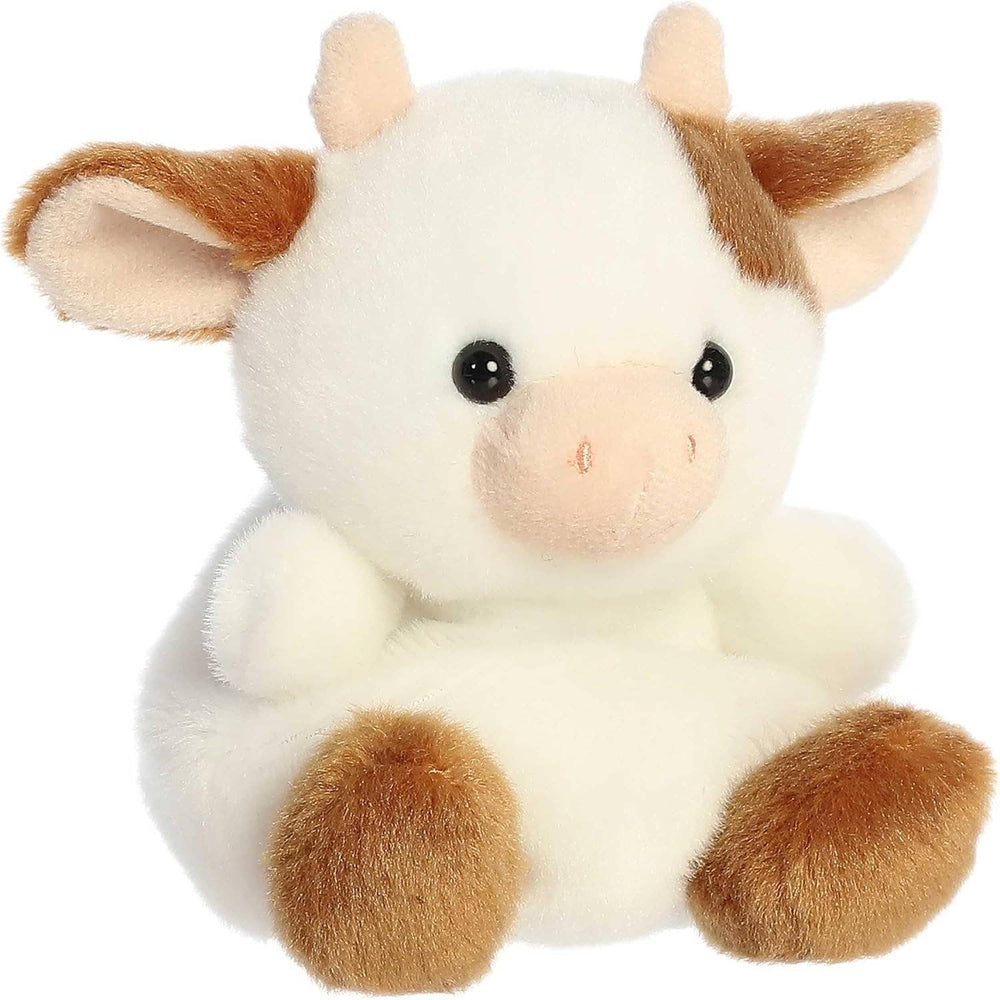 Accessories, Toys - 5" Plush Pal Caroline Brown Cow Palm Pals Stuffed Animal - - Cultured Cloths Apparel