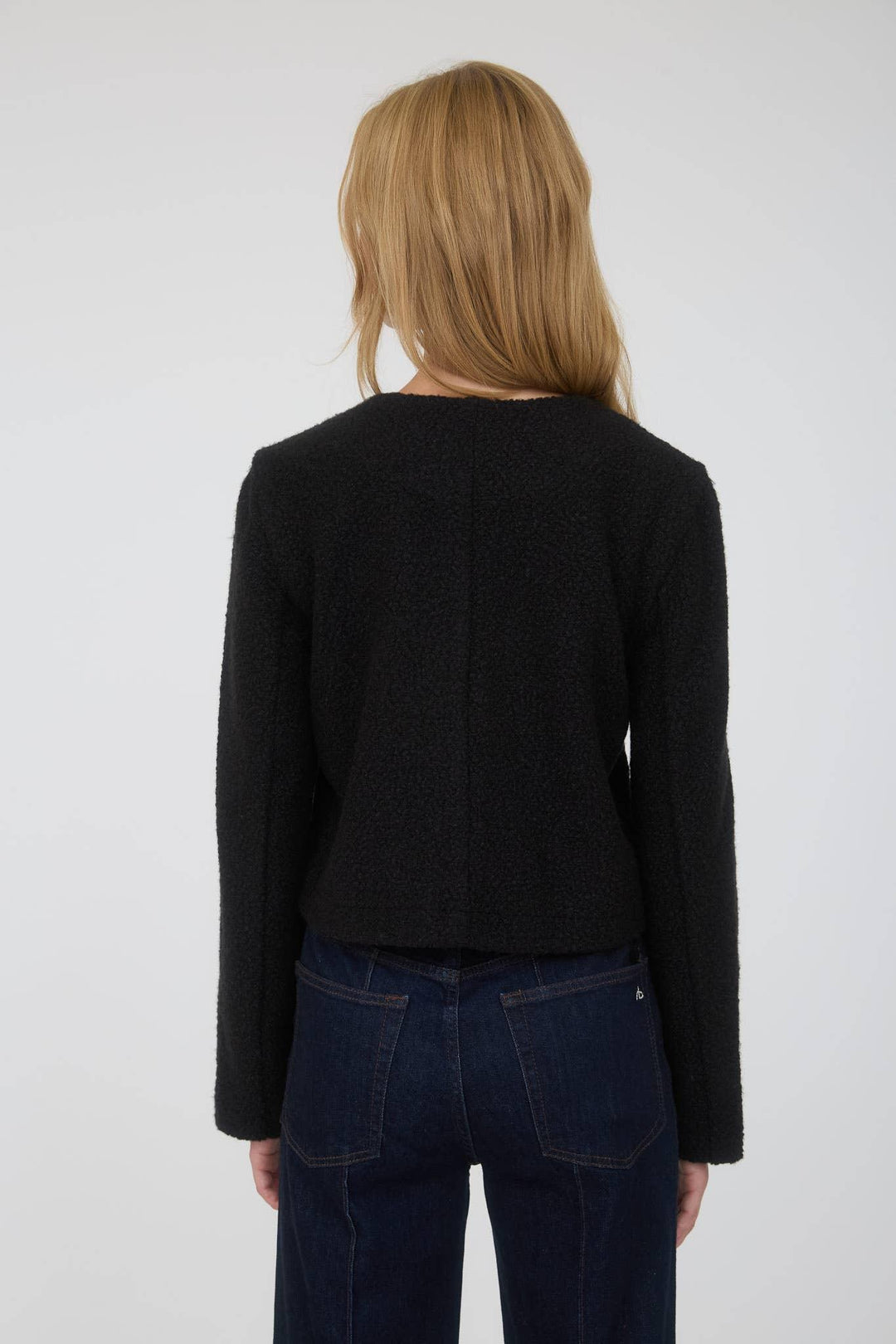 Outerwear - BUTTON DOWN SOLID TWEED JACKET - - Cultured Cloths Apparel