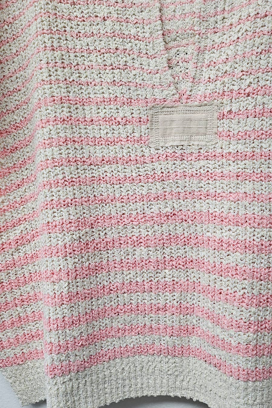 - Striped Cap sleeve Slouchy Sweater - - Cultured Cloths Apparel