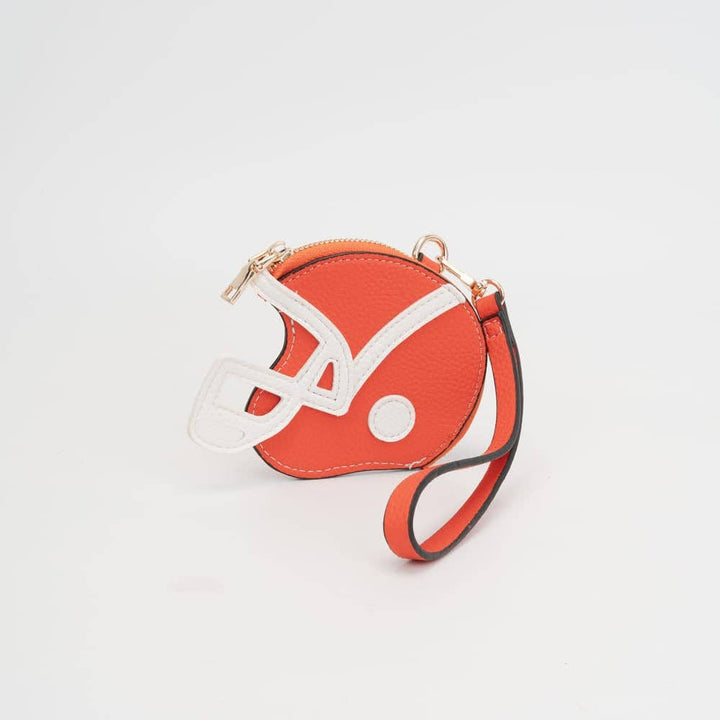 Football Helmet Coin Purse Wristlet