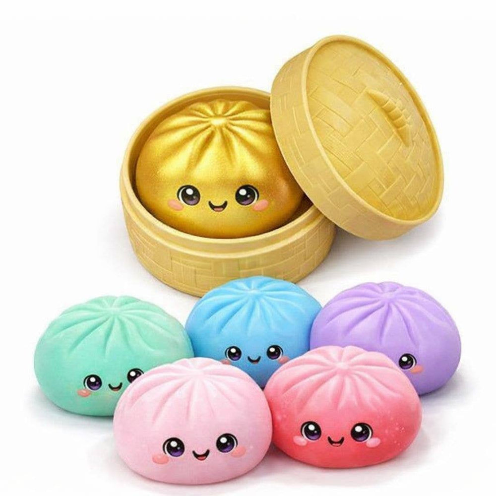 Accessories, Toys - 4" Mystery Squishy Dumpling - Assorted Colors - - Cultured Cloths Apparel