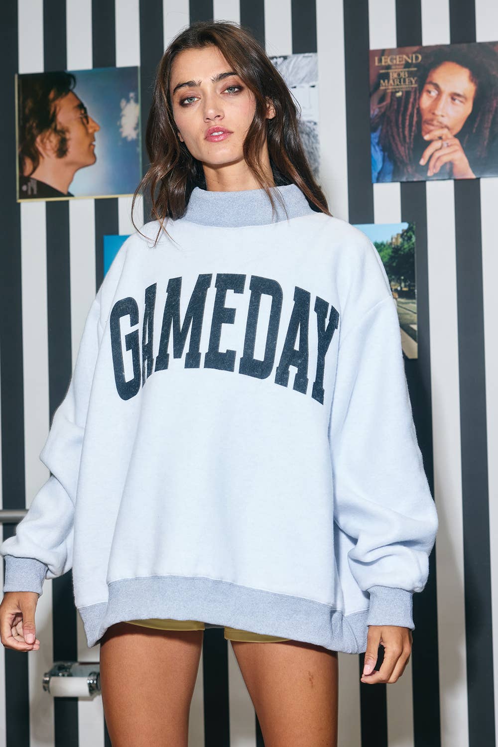 IT2594-FOOTBALL | 'FOOTBALL & GAMEDAY' Reversible Sweatshirt