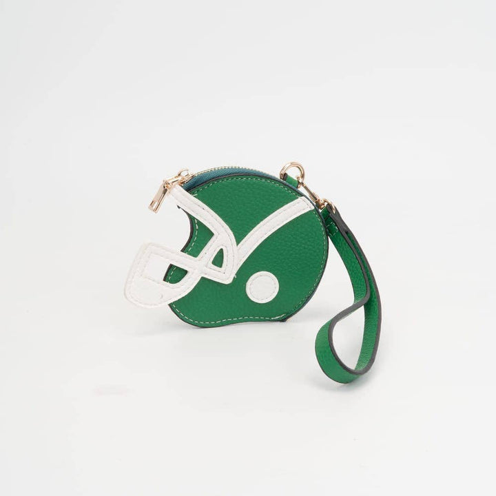Football Helmet Coin Purse Wristlet