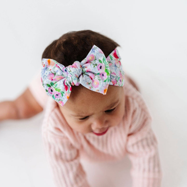 Accessories - Baby Bling® Printed Knot soft nylon headband - - Cultured Cloths Apparel