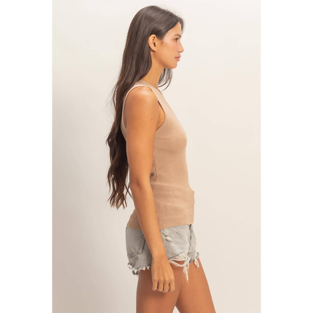 Ribbed Knit Tank Top