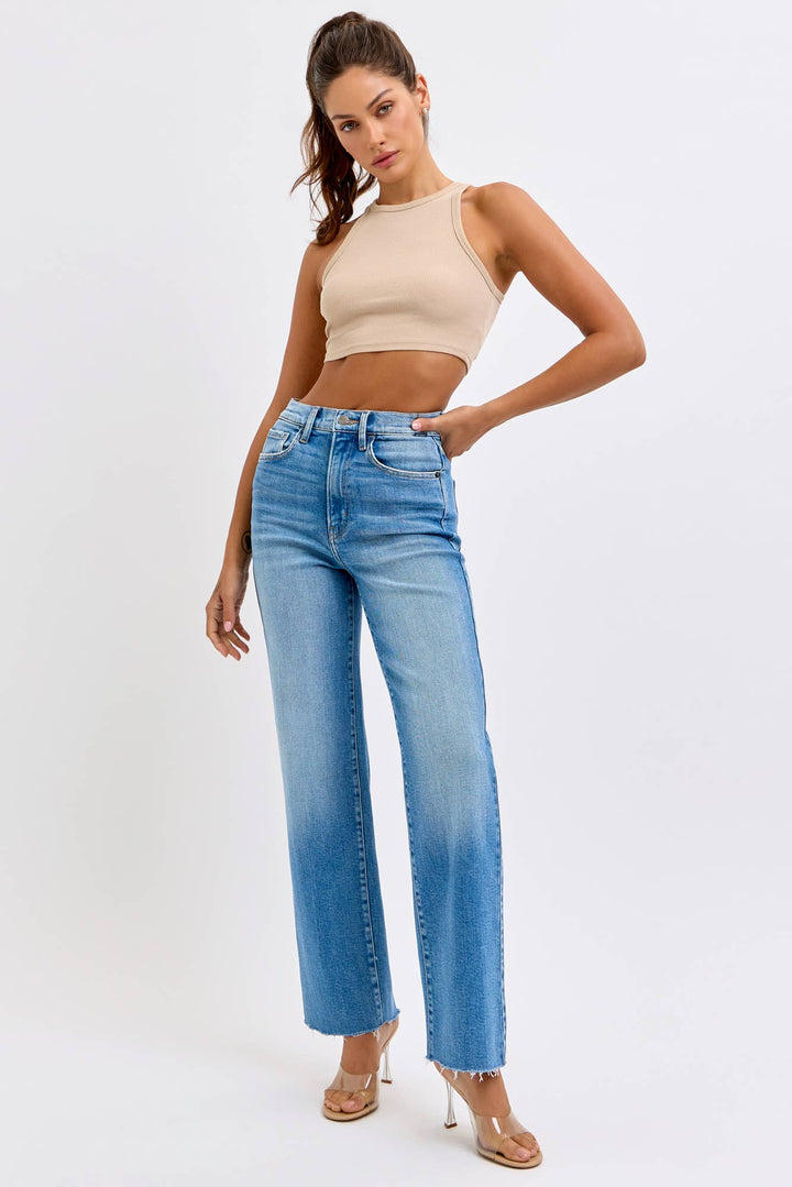 Super High Rise Dad Jean