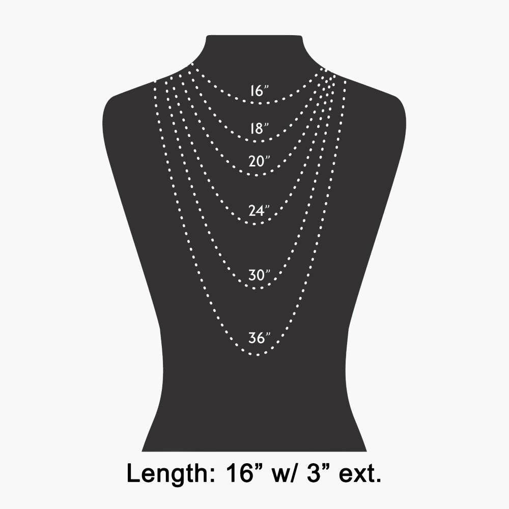 Accessories, Necklaces - Beaded Flower Station Charms Beaded Necklace - - Cultured Cloths Apparel
