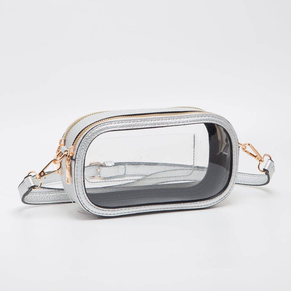Double Zipper Oval Clear Gameday/Stadium Bag