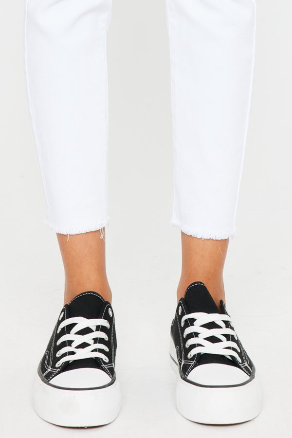 Denim - Kancan Mid Rise Ankle Skinny Jeans -  - Cultured Cloths Apparel