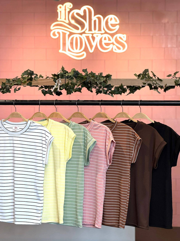 Women's Short Sleeve - Basic Amicis Kate T-shirt Yellow - - Cultured Cloths Apparel