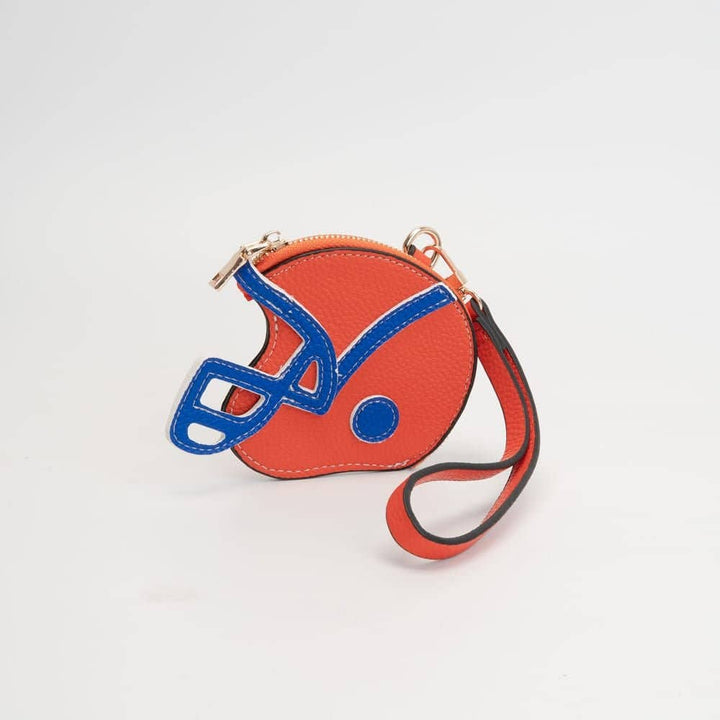 Football Helmet Coin Purse Wristlet