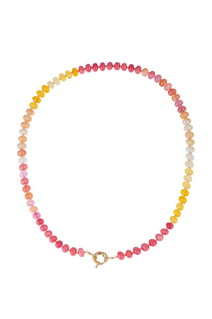 Accessories, Necklaces - Vibrant Beaded Necklace - - Cultured Cloths Apparel