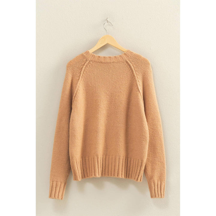 Women's Sweaters - Raglan Sleeve Crew Neck Sweater - - Cultured Cloths Apparel