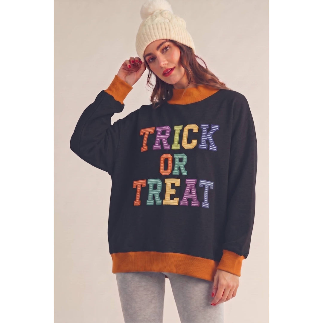 - Tot Halloween Mock Neck Top - SMALL - Cultured Cloths Apparel