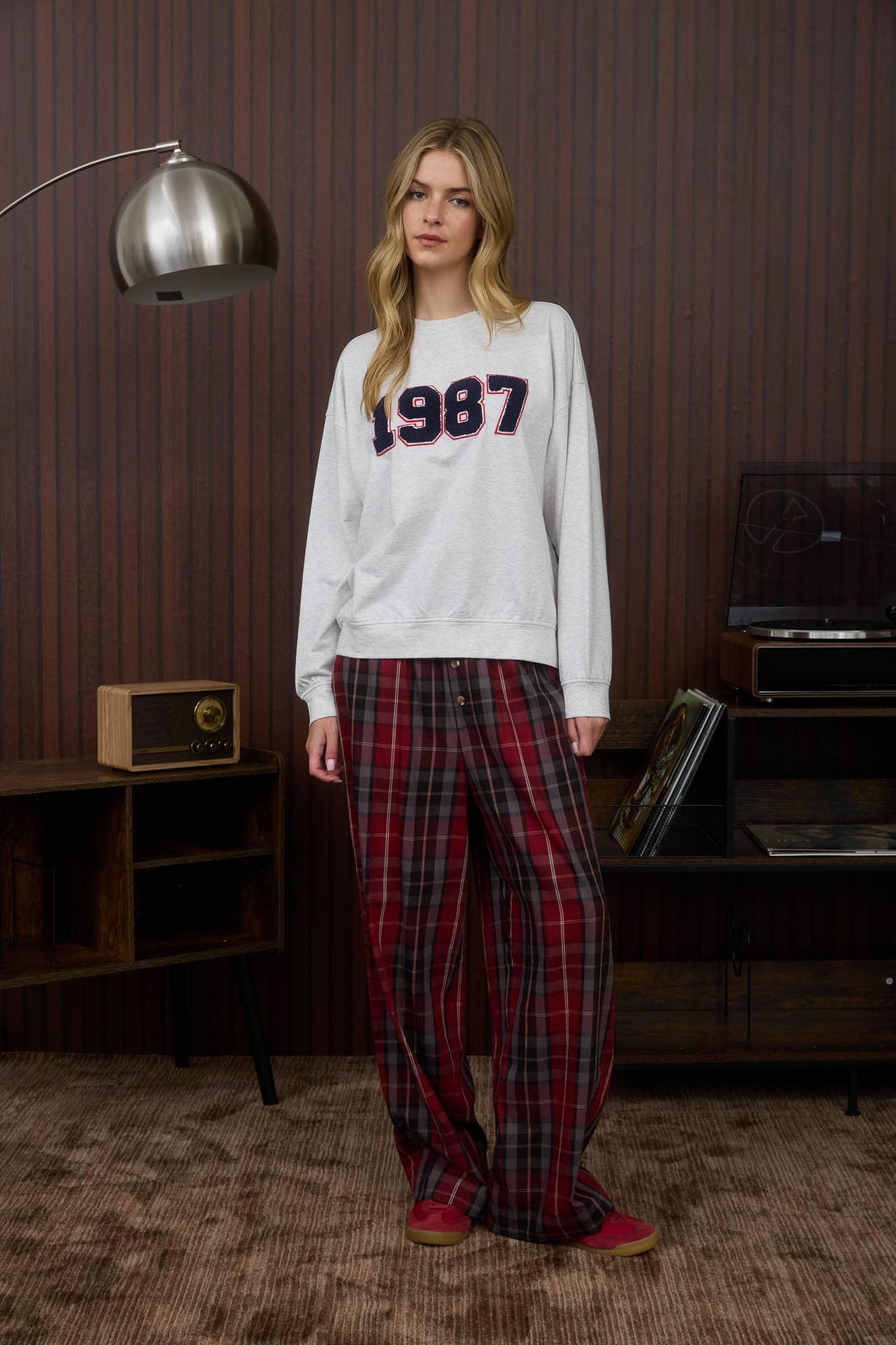 1987 LONG SLEEVE EXTENDED SHOULDER KNIT TOP – Cultured Cloths