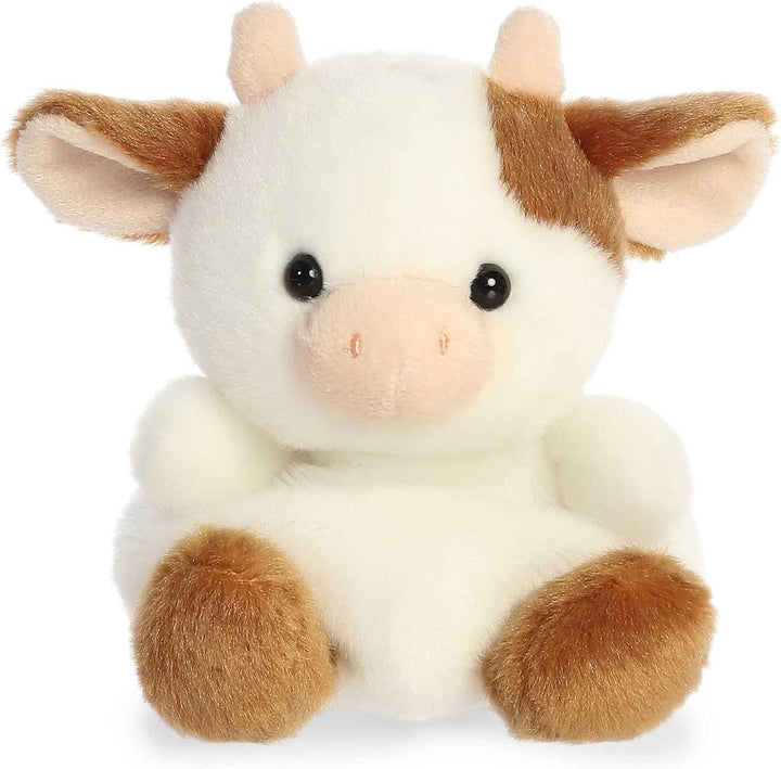 Accessories, Toys - 5" Plush Pal Caroline Brown Cow Palm Pals Stuffed Animal - - Cultured Cloths Apparel
