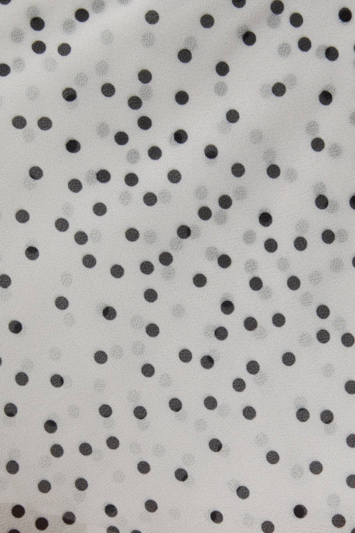 Women's Skirts - CROSS-OVER FRONT POLKA DOT MINI SKIRT - - Cultured Cloths Apparel