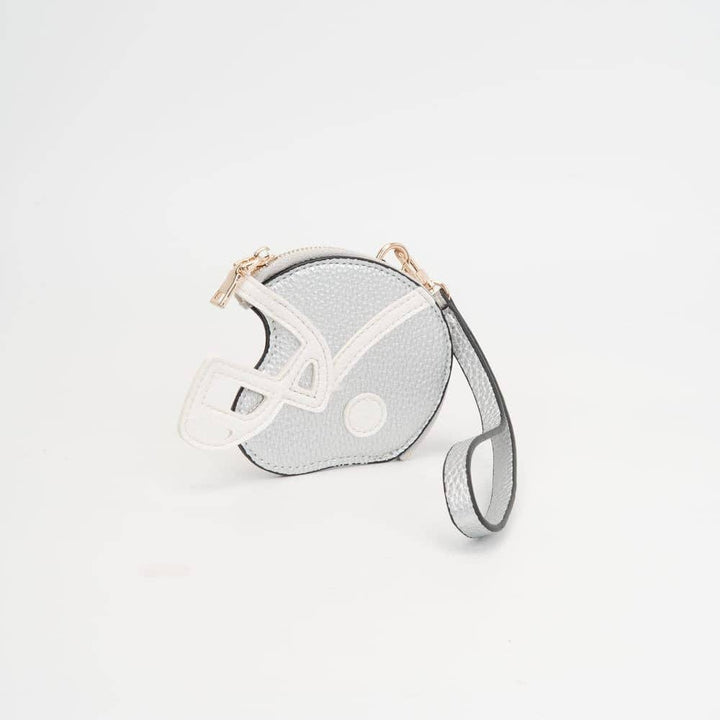 Football Helmet Coin Purse Wristlet