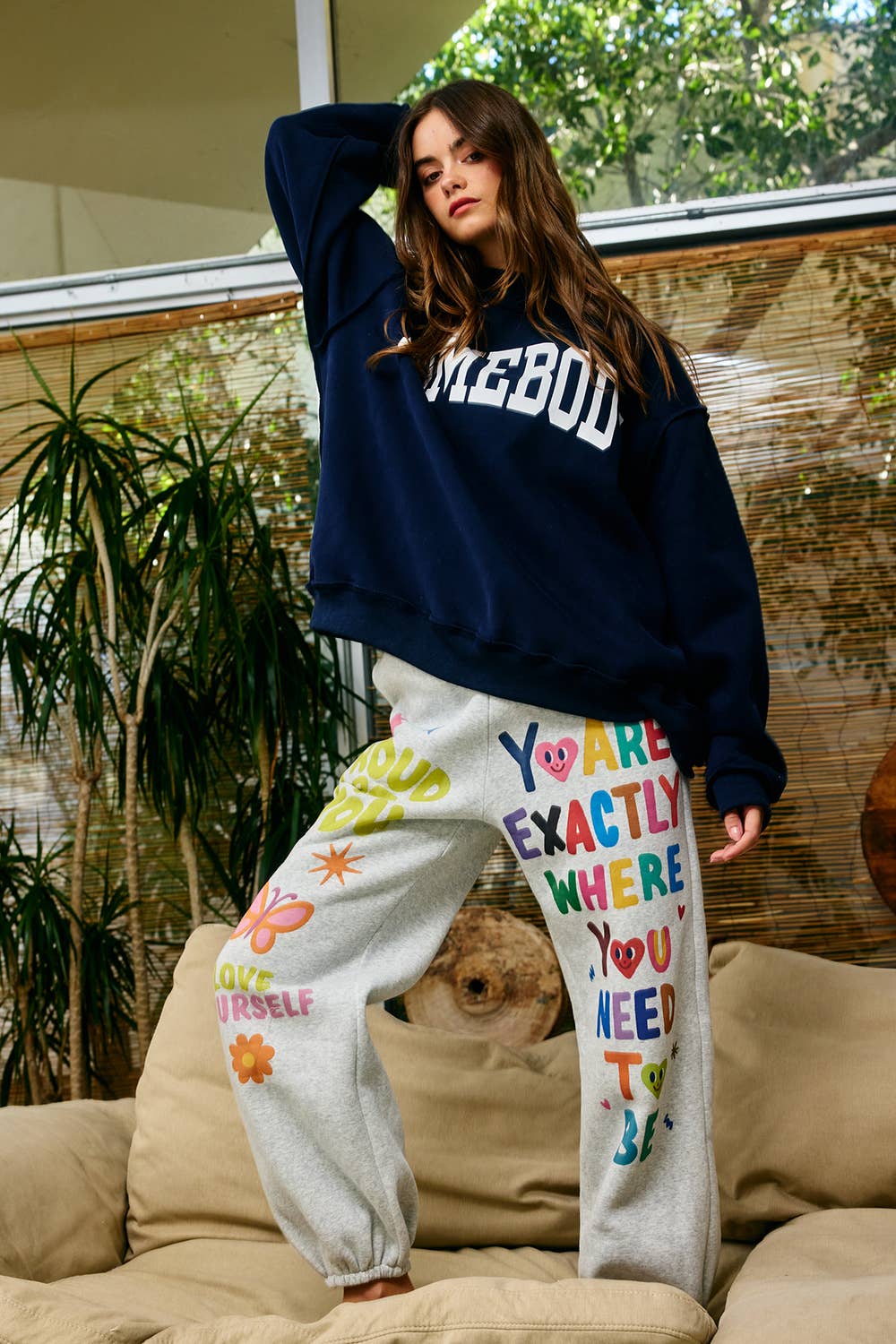 Sleepwear & Loungewear - IP5812 | Inspirational Graphic Jogger Sweatpants - - Cultured Cloths Apparel