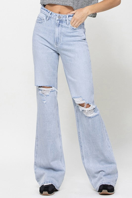 Denim - 90's Vintage Flare Jeans -  - Cultured Cloths Apparel