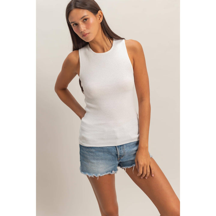 Ribbed Knit Tank Top