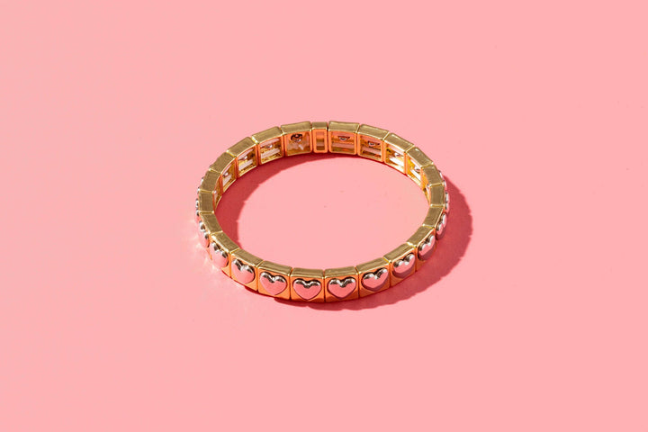 Accessories, Bracelets - Enamel Stretch Bracelet - Earth Tone Colors - - Cultured Cloths Apparel