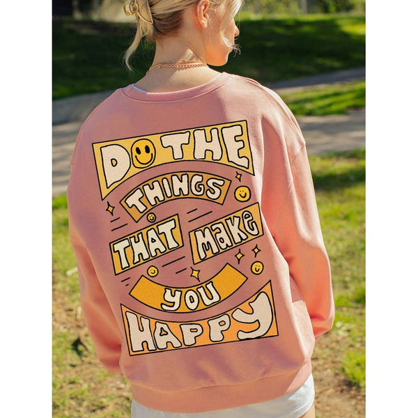 Graphic T-Shirts - Do the Things Graphic Sweatshirts - Salmon - Cultured Cloths Apparel