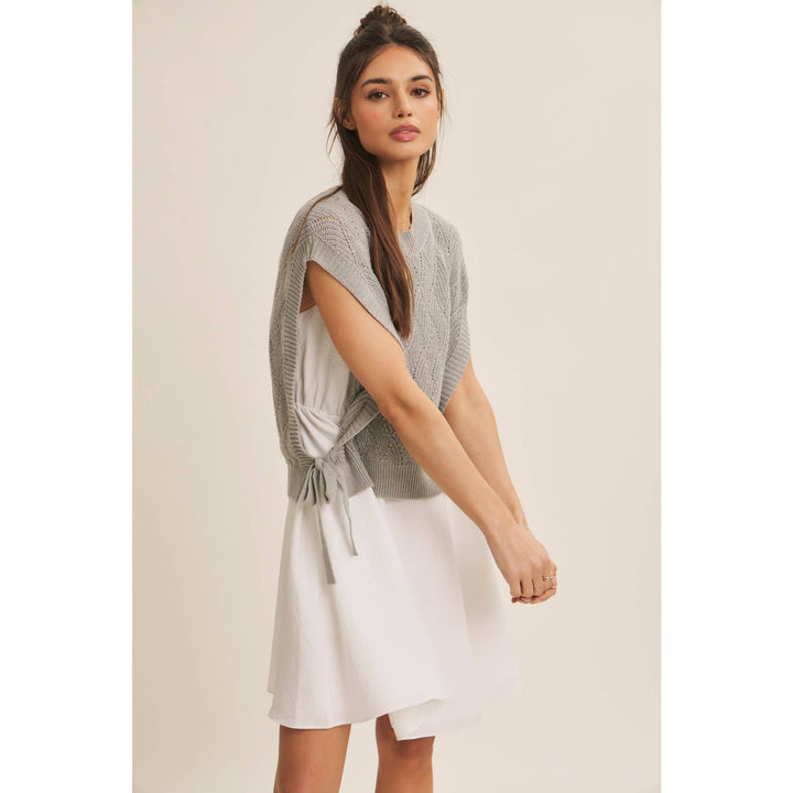 Dresses - MIX AND MATCH VALUE LAYERING SWEATER VEST AND CAMI DRESS SET - - Cultured Cloths Apparel