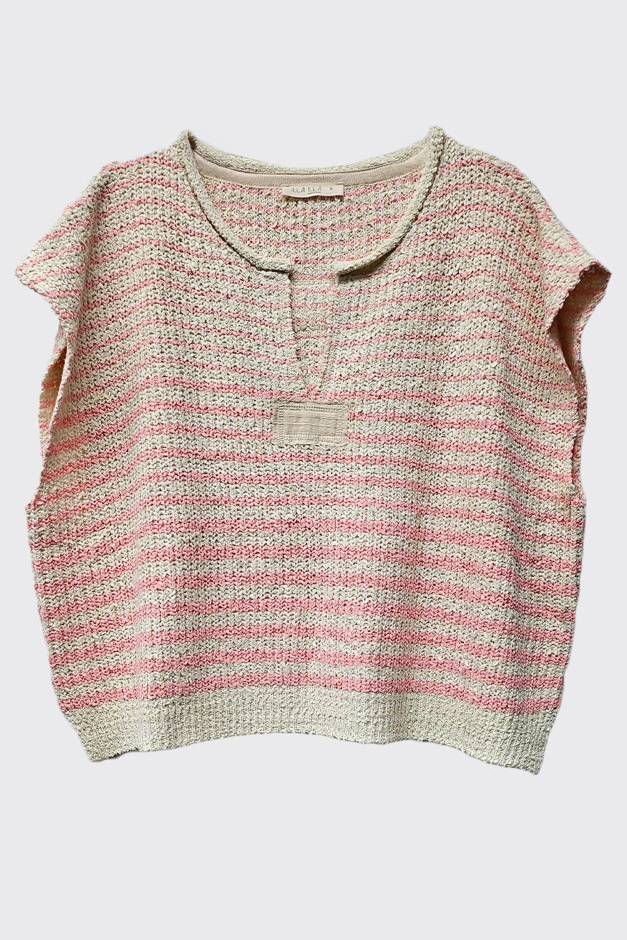 - Striped Cap sleeve Slouchy Sweater - - Cultured Cloths Apparel