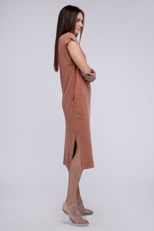 Women's Dresses - Casual Comfy Sleeveless Midi Dress -  - Cultured Cloths Apparel