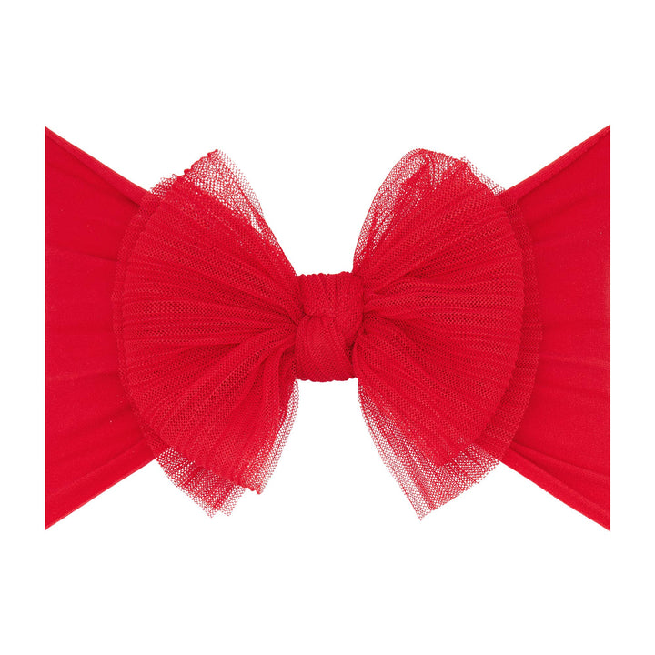 Accessories - Baby Bling® Tulle FAB® soft nylon headband with tulle bow - - Cultured Cloths Apparel