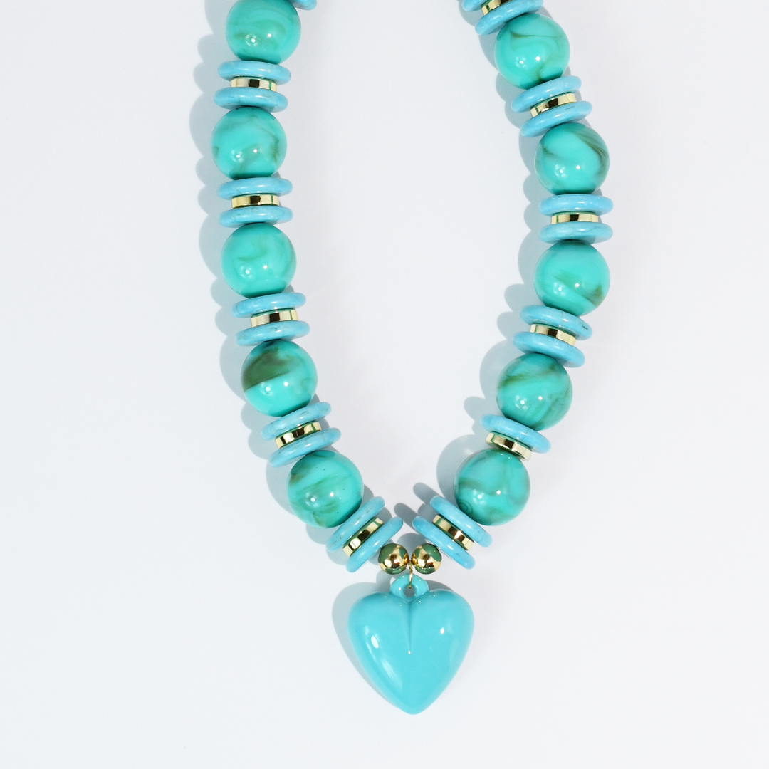 Accessories, Necklaces - Blue Crush Necklace - - Cultured Cloths Apparel