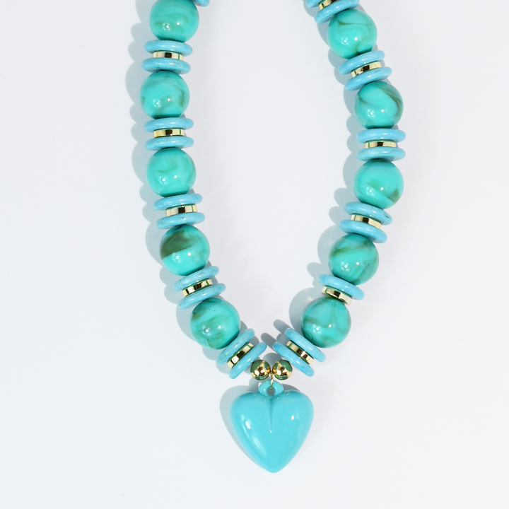 Accessories, Necklaces - Blue Crush Necklace - - Cultured Cloths Apparel