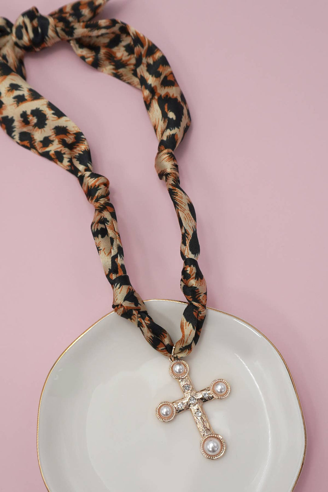 Accessories, Necklaces - HANDMADE SCARF CHARM NECKLACE | 80N91790 - - Cultured Cloths Apparel