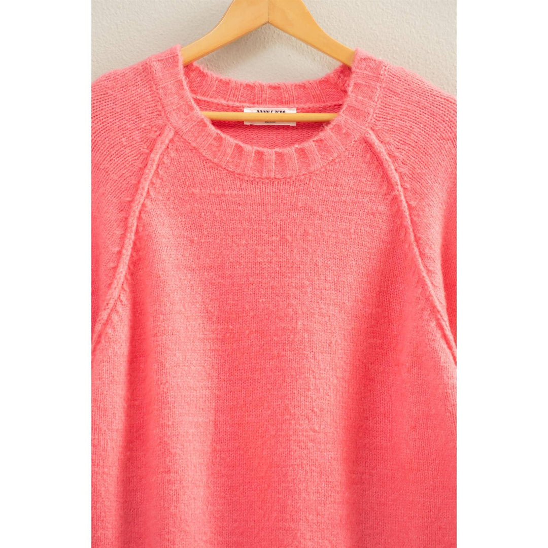 Women's Sweaters - Raglan Sleeve Crew Neck Sweater - - Cultured Cloths Apparel