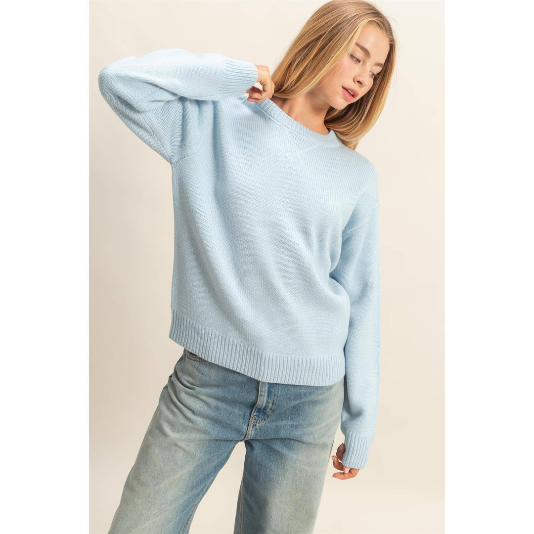Women's Sweaters - Crew Neck Sweater - Small - Cultured Cloths Apparel