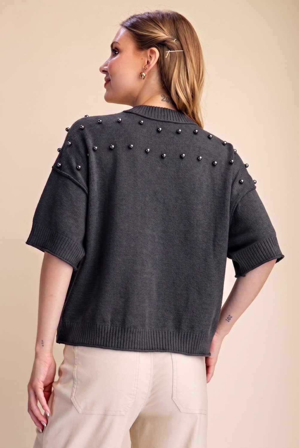 Pearl Crewneck Sweater