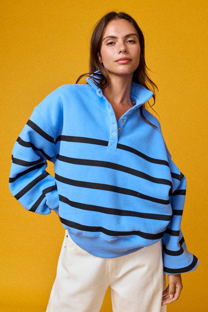 Addison Stripe Pullover
