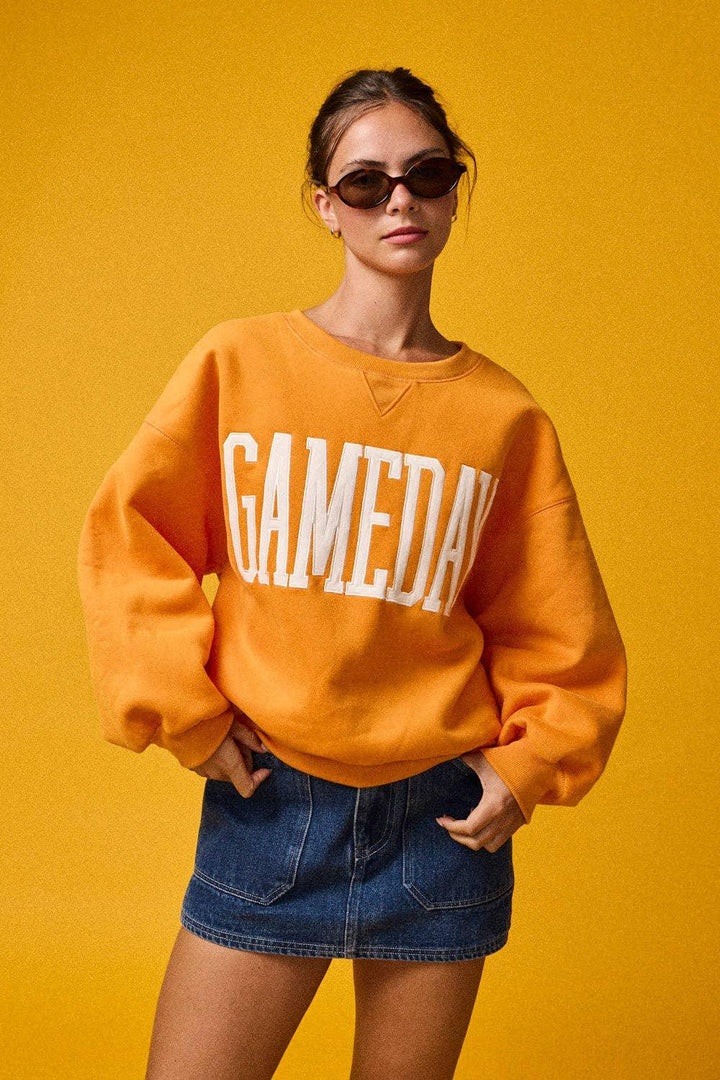 Graphic T-Shirts - Heather Gameday Sweatshirt - - Cultured Cloths Apparel
