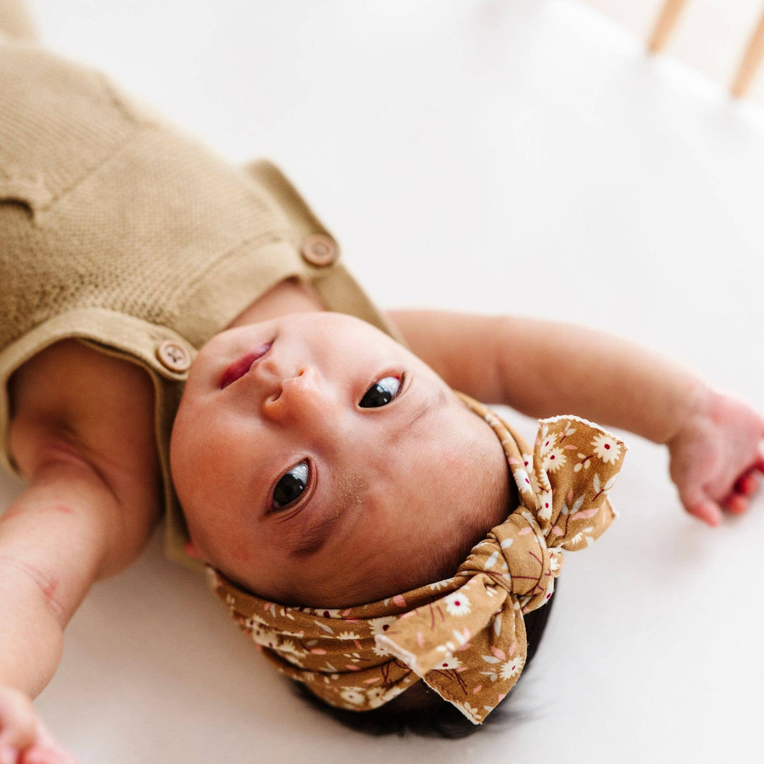 Accessories - Baby Bling® Printed Knot soft nylon headband - - Cultured Cloths Apparel