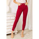 Denim - Judy Blue Deep Red Skinny Jeans -  - Cultured Cloths Apparel