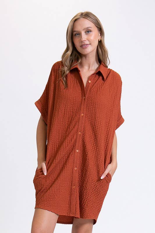 Boho Gal Textured T Shirt Dress – Cultured Cloths Apparel & Accessories