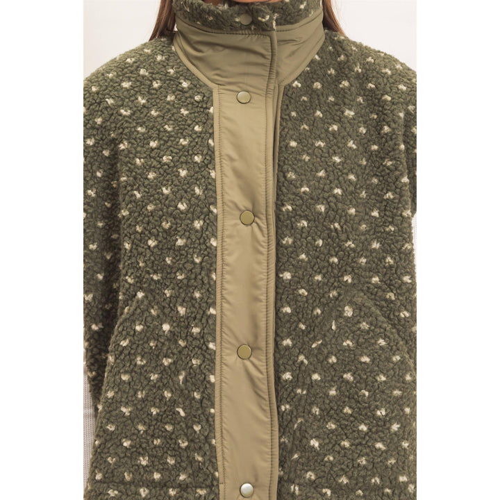 Polka Dot Sherpa Vest