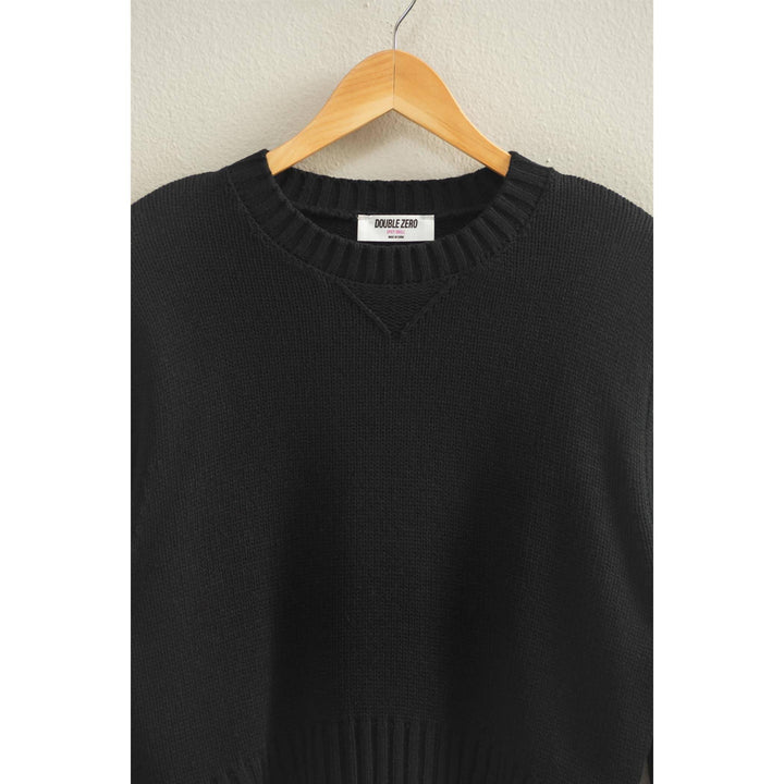 Women's Sweaters - Cropped Long Sleeve Sweater - - Cultured Cloths Apparel