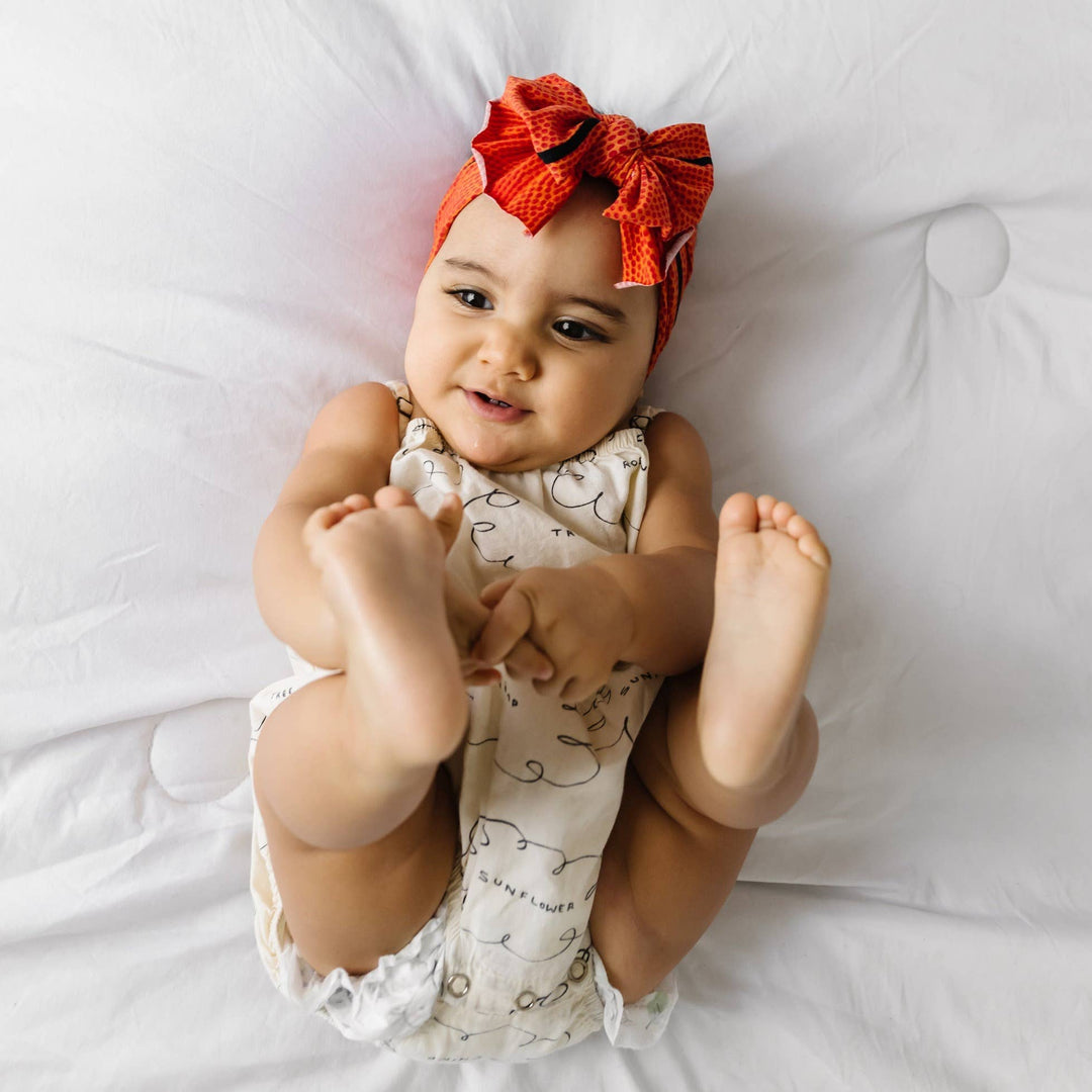 Accessories - Baby Bling® Printed FAB® soft nylon bow headband - - Cultured Cloths Apparel