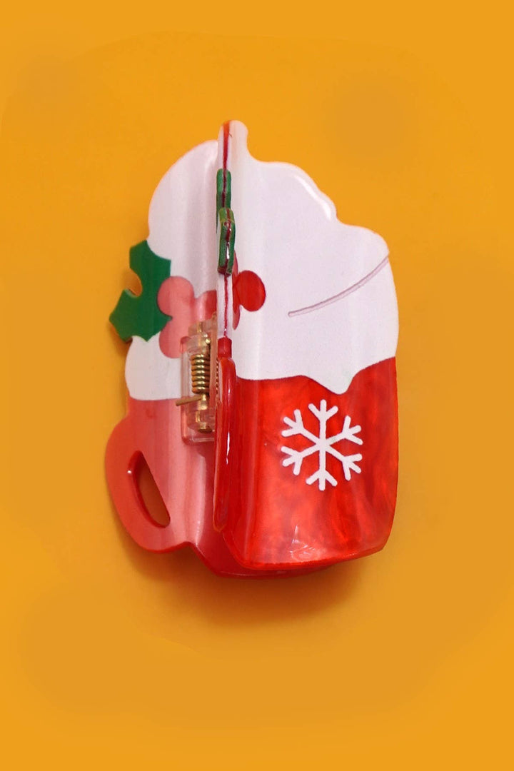 Accessories, Hair - CHRISTMAS TREE SANTA SNOWMAN HAIR CLAW CLIPS | 40H939 - - Cultured Cloths Apparel