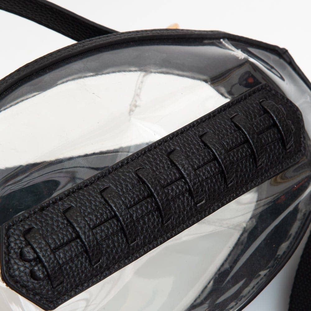 - Clear Gameday Football Stitch Detail Crossbody Bag - - Cultured Cloths Apparel