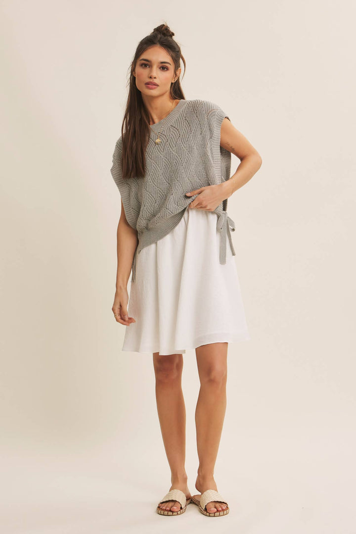 Dresses - MIX AND MATCH VALUE LAYERING SWEATER VEST AND CAMI DRESS SET - - Cultured Cloths Apparel
