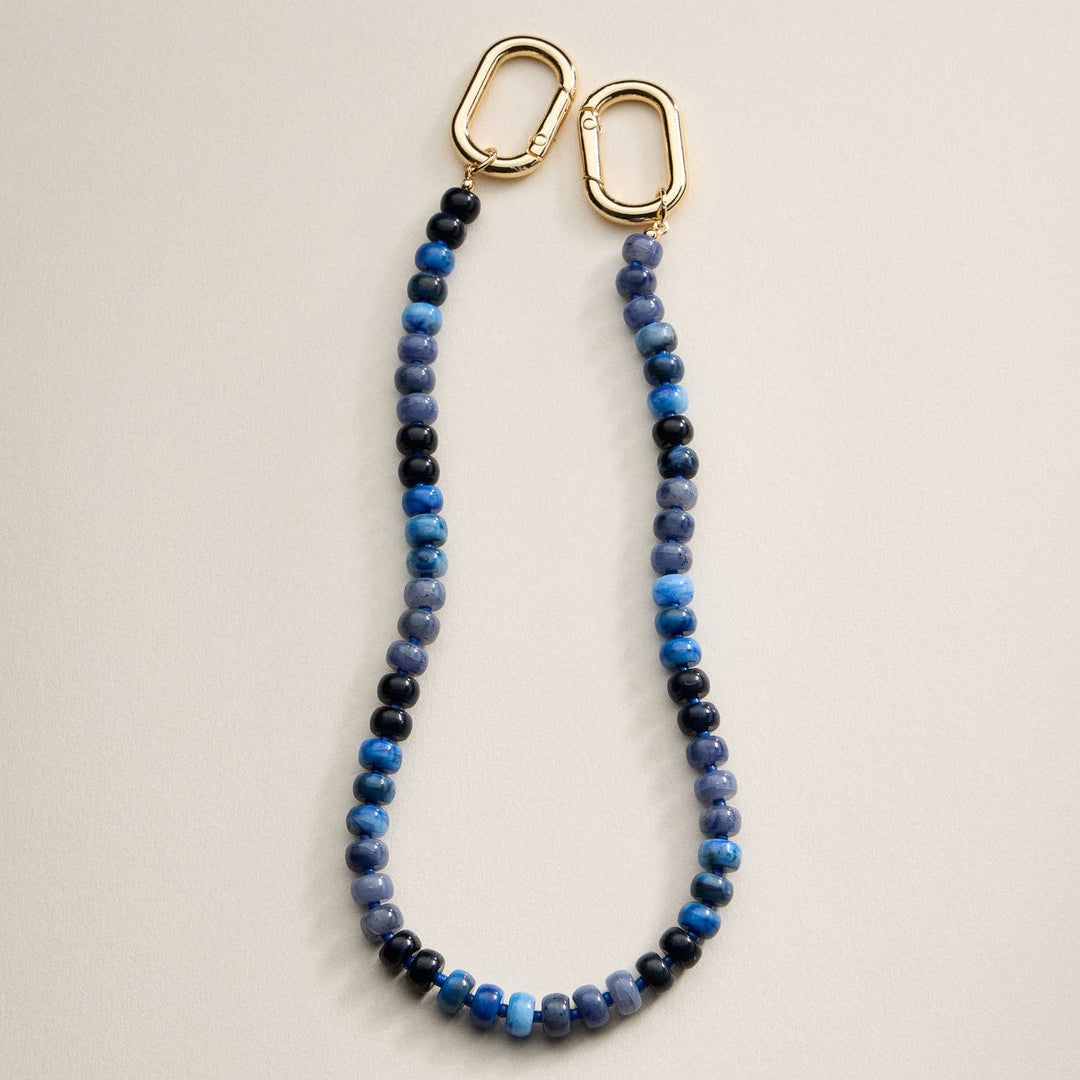 Accessories, Key Chains - Colorful Beaded Bag Charm | Gold Clasp Trendy Accessory - - Cultured Cloths Apparel